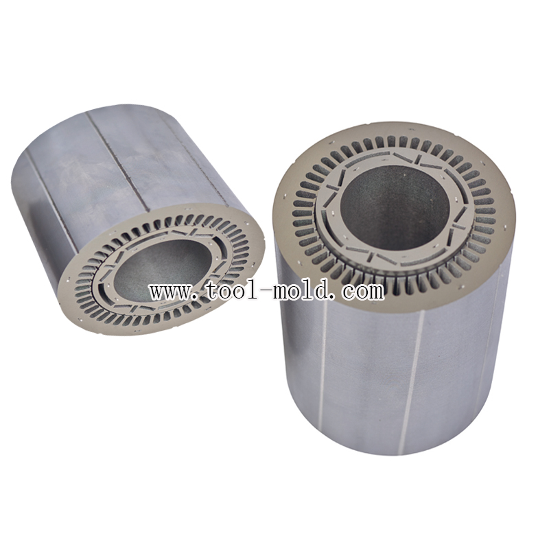 Stator and rotor iron core of induction motor